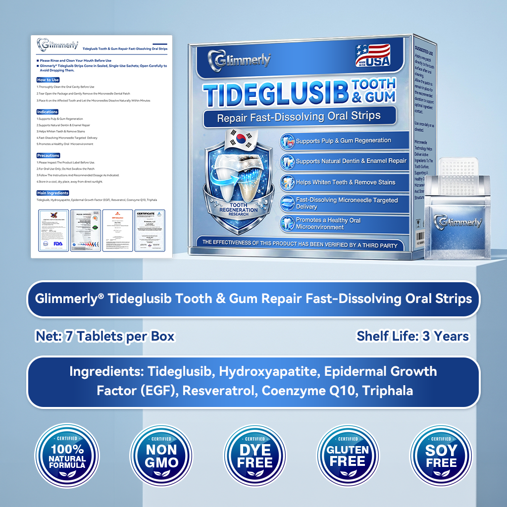 𝐆𝐥𝐢𝐦𝐦𝐞𝐫𝐥𝐲® 𝐓𝐢𝐝𝐞𝐠𝐥𝐮𝐬𝐢𝐛 𝐓𝐨𝐨𝐭𝐡 & 𝐆𝐮𝐦 𝐑𝐞𝐩𝐚𝐢𝐫 𝐌𝐢𝐜𝐫𝐨𝐧𝐞𝐞𝐝𝐥𝐞 𝐏𝐚𝐭𝐜𝐡  | 𝐀𝐝𝐯𝐚𝐧𝐜𝐞𝐝 𝐒𝐭𝐞𝐦-𝐂𝐞𝐥𝐥 𝐀𝐜𝐭𝐢𝐯𝐚𝐭𝐢𝐨𝐧 𝐓𝐞𝐞𝐭𝐡 𝐒𝐭𝐫𝐢𝐩𝐬(🦷𝐑𝐞𝐛𝐮𝐢𝐥𝐝 𝐄𝐧𝐚𝐦𝐞𝐥 & 𝐃𝐞𝐧𝐭𝐢𝐧 • 𝐒𝐭𝐫𝐞𝐧𝐠𝐭𝐡𝐞𝐧 𝐆𝐮𝐦𝐬 • 𝐄𝐫𝐚𝐝𝐢𝐜𝐚𝐭𝐞 𝐓𝐚𝐫𝐭𝐚𝐫 & 𝐎𝐝𝐨𝐫 • 𝐒𝐭𝐨𝐩 𝐓𝐨𝐨𝐭𝐡 𝐒𝐞𝐧𝐬𝐢𝐭𝐢𝐯𝐢𝐭𝐲) 🍒
