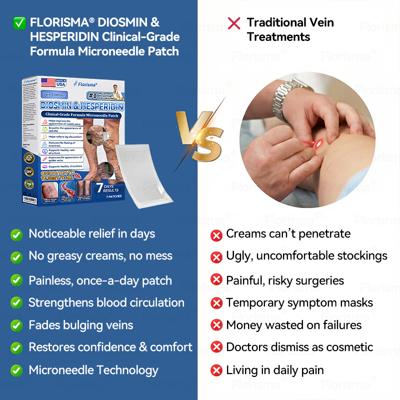 7-Day Visible Results✅𝑭𝑳𝑶𝑹𝑰𝑺𝑴𝑨® 𝐕𝐞𝐢𝐧 𝐂𝐨𝐧𝐭𝐨𝐮𝐫 𝑪𝒍𝒊𝒏𝒊𝒄𝒂𝒍-𝑮𝒓𝒂𝒅𝒆 𝑭𝒐𝒓𝒎𝒖𝒍𝒂 𝑴𝒊𝒄𝒓𝒐𝒏𝒆𝒆𝒅𝒍𝒆 𝑷𝒂𝒕𝒄𝒉(𝑫𝑰𝑶𝑺𝑴𝑰𝑵 & 𝑯𝑬𝑺𝑷𝑬𝑹𝑰𝑫𝑰𝑵)— 𝗔𝗱𝘃𝗮𝗻𝗰𝗲𝗱 𝗛𝗲𝗿𝗯𝗮𝗹 𝗕𝗹𝗲𝗻𝗱 𝗧𝗮𝗿𝗴𝗲𝘁𝘀 𝗦𝗽𝗶𝗱𝗲𝗿 𝗩𝗲𝗶𝗻𝘀 & 𝗥𝗲𝗹𝗶𝗲𝘃𝗲𝘀 𝗛𝗲𝗮𝘃𝘆, 𝗧𝗶𝗿𝗲𝗱 𝗟𝗲𝗴𝘀🍁