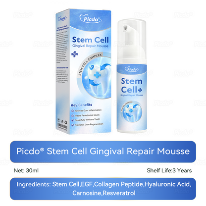✨🎇𝑃𝑖𝑐𝑑𝑜® 𝑆𝑡𝑒𝑚 𝐶𝑒𝑙𝑙 𝐺𝑖𝑛𝑔𝑖𝑣𝑎𝑙 𝑅𝑒𝑝𝑎𝑖𝑟 𝑀𝑜𝑢𝑠𝑠𝑒(🦷Promote Tooth Regrowth • Remove Tartar • Strengthen Gums • Deep Clean & Freshen Breath)🍀