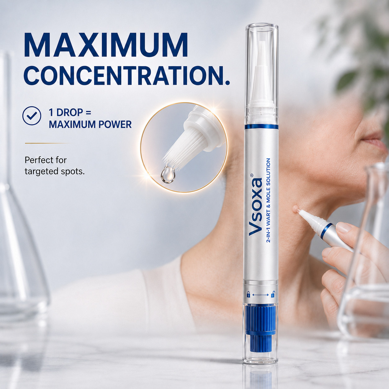 𝗩𝘀𝗼𝐱𝐚® 𝟤-𝗶𝗻-𝟭 𝗪𝗮𝗋𝗍 & 𝖬𝗈𝑙𝑒 𝐒𝐨𝐥𝐮𝘁𝗶𝗼𝗻