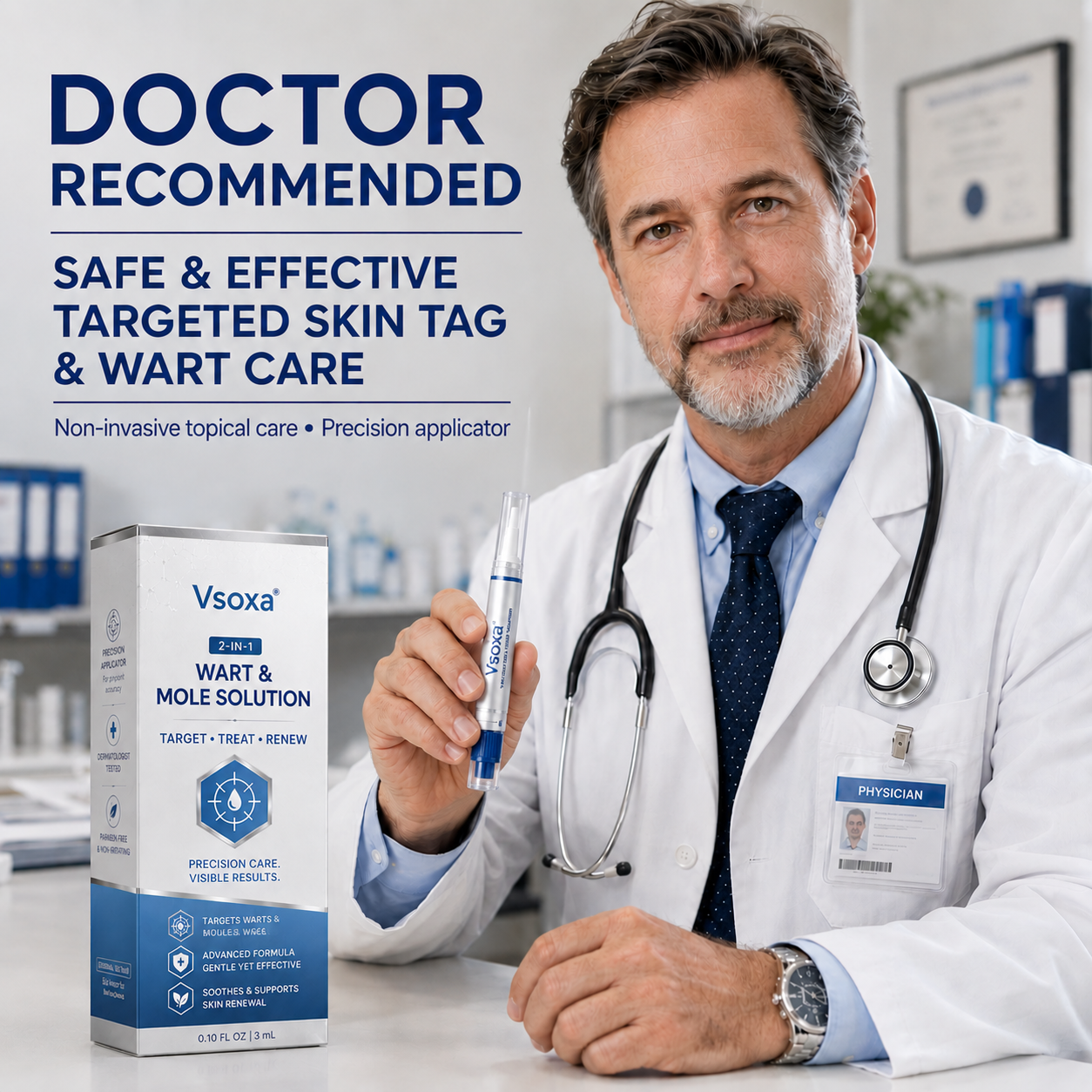𝗩𝘀𝗼𝐱𝐚® 𝟤-𝗶𝗻-𝟭 𝗪𝗮𝗋𝗍 & 𝖬𝗈𝑙𝑒 𝐒𝐨𝐥𝐮𝘁𝗶𝗼𝗻